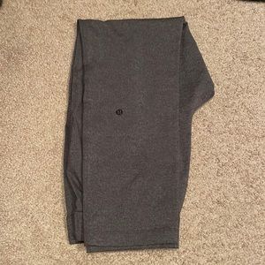 Gray Lululemon workout pants